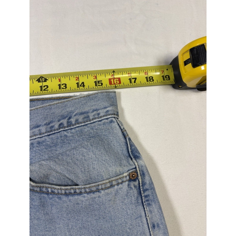 Vintage Levis 505 Blue Jeans Size 33 x 30 June 2002 Made In Colombia Red Tab - Picture 15 of 16